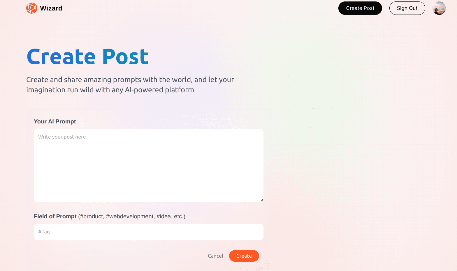 create post